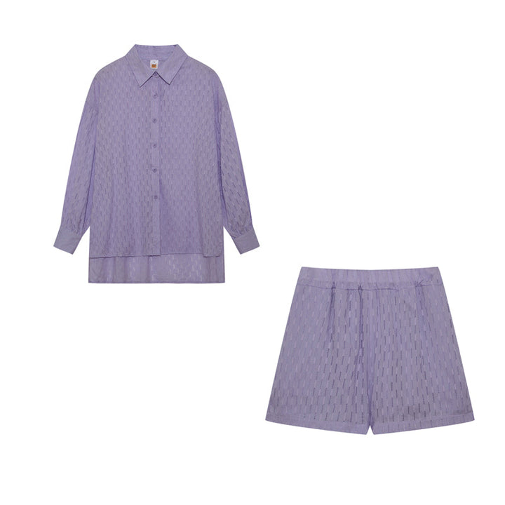 Elizabeth - Completo Camicia e Pantaloni Corti Leggeri