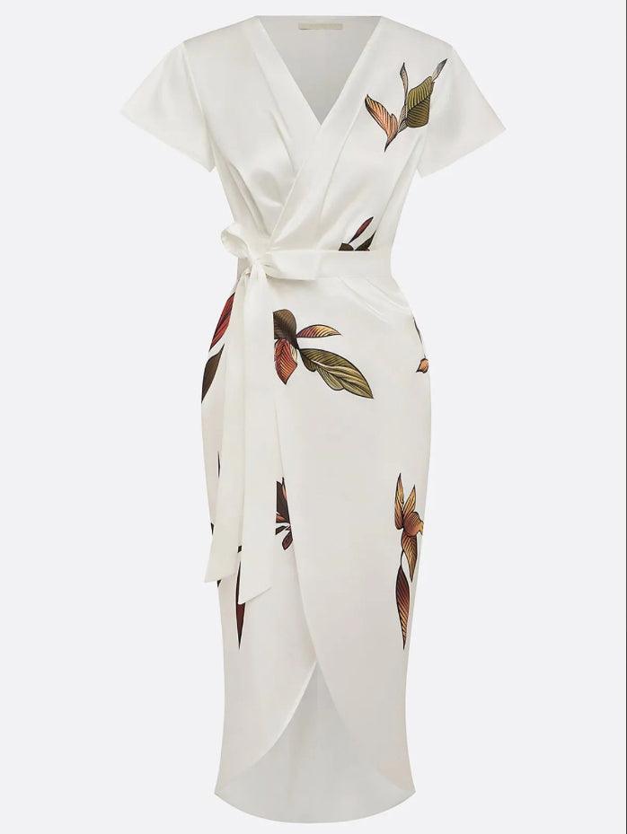 Judy | Abito Satin Bianco