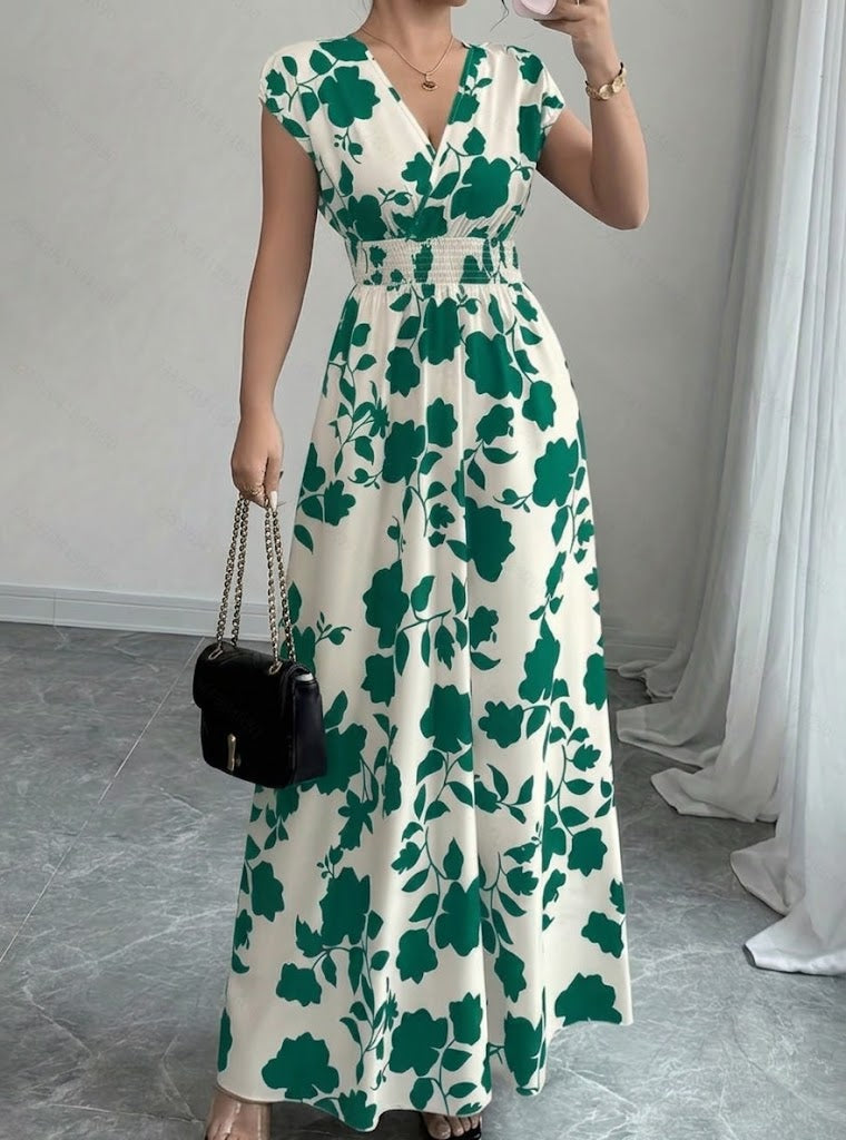 Daniela | Abito Floreale Maxi
