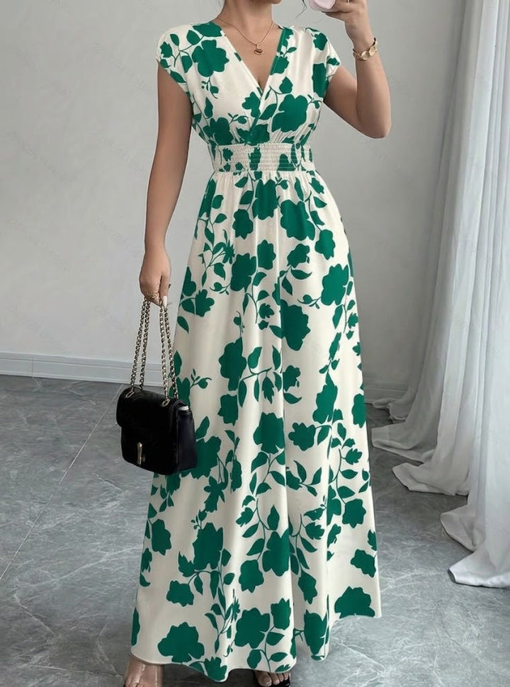 Daniela | Abito Floreale Maxi