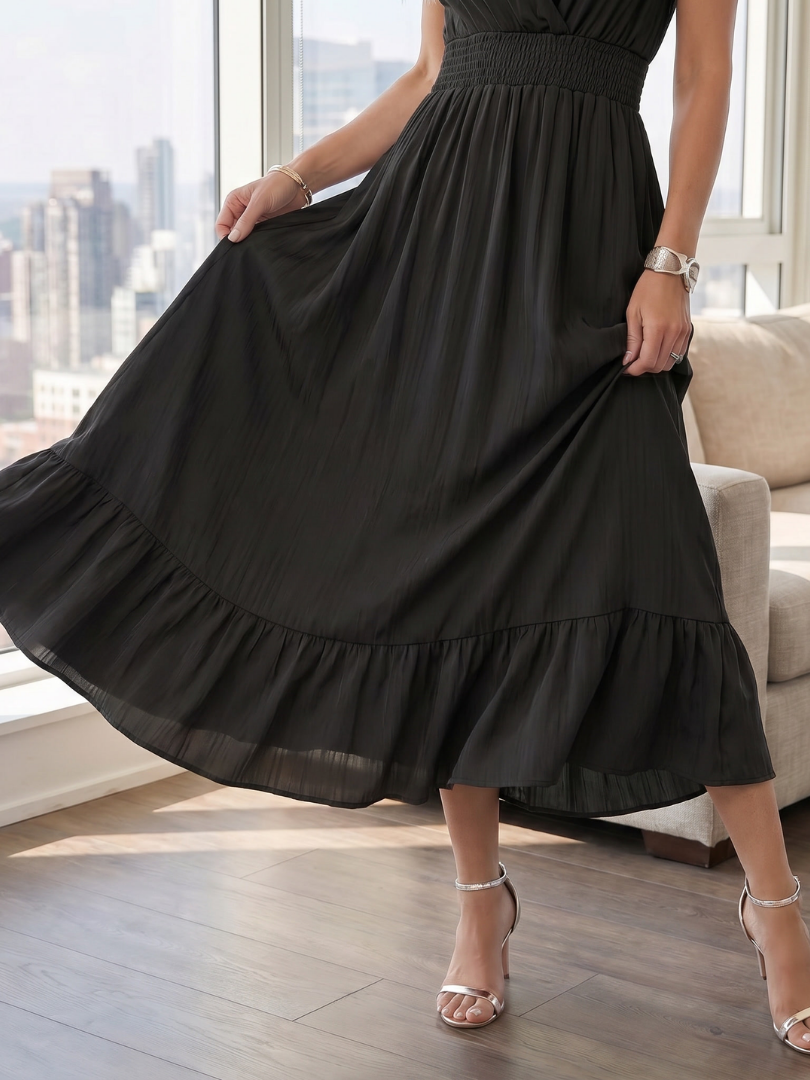 Clove | Abito Midi Volant