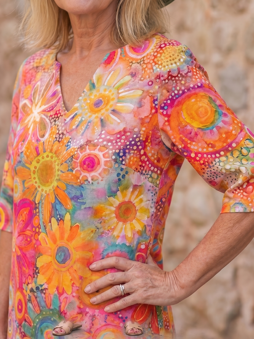 Zephyr | Abito Floreale Multicolore
