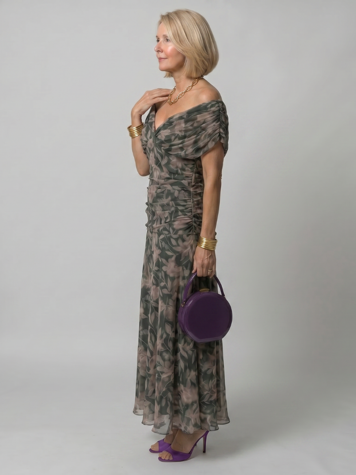 Calen | Off-Shoulder Midi Dress