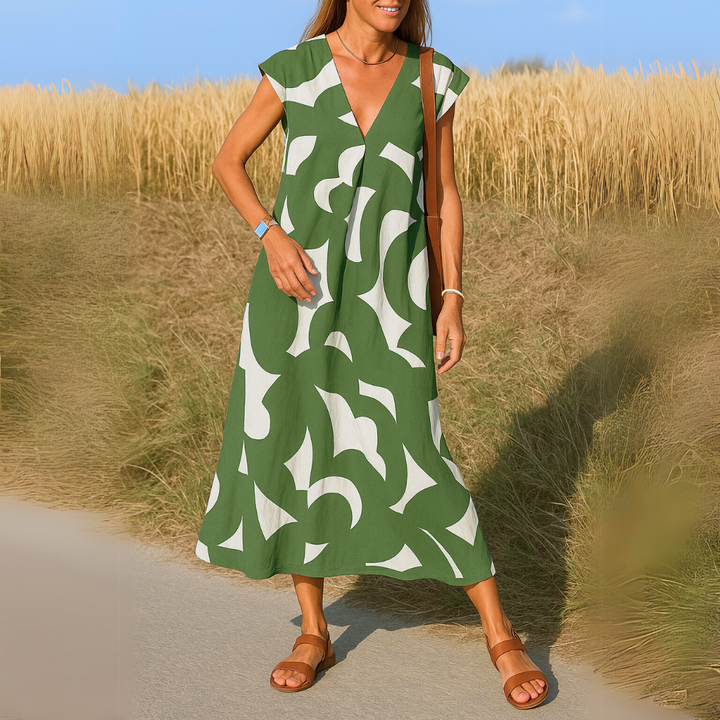 Valérie | Abito con scollo a V