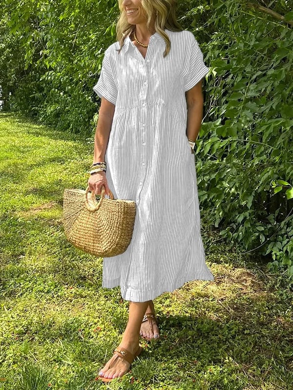 Classico | Abito Camicia Righe