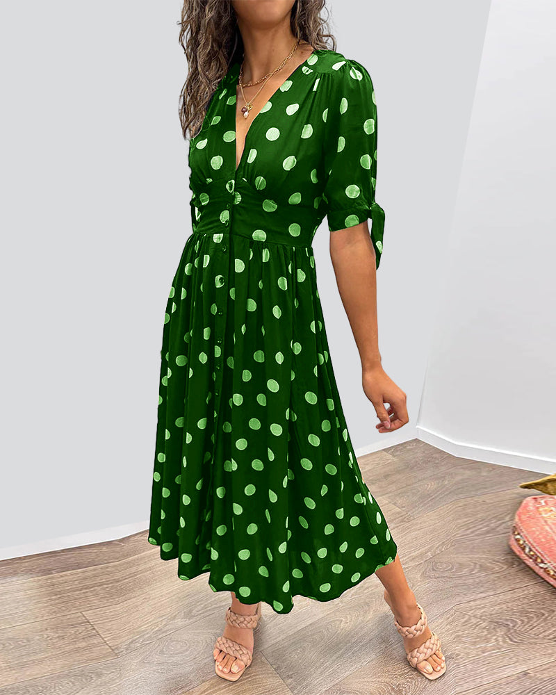 Victoire | Elegante Abito a Pois