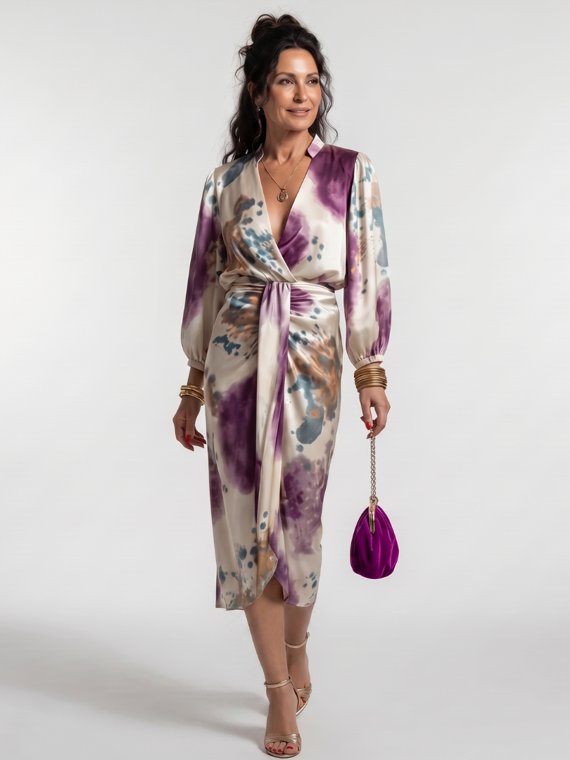 Valentina | Vestito Midi Stampato