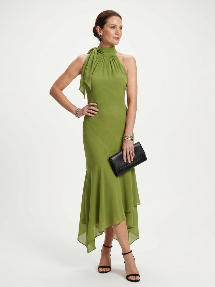 Winifred | Vestito Midi Drappeggiato