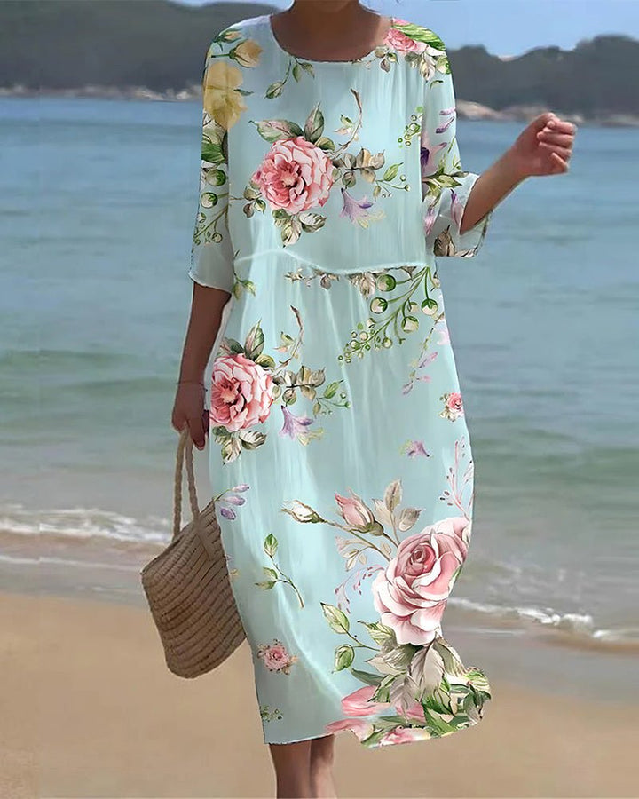 Keely | Sunset Bloom Dress