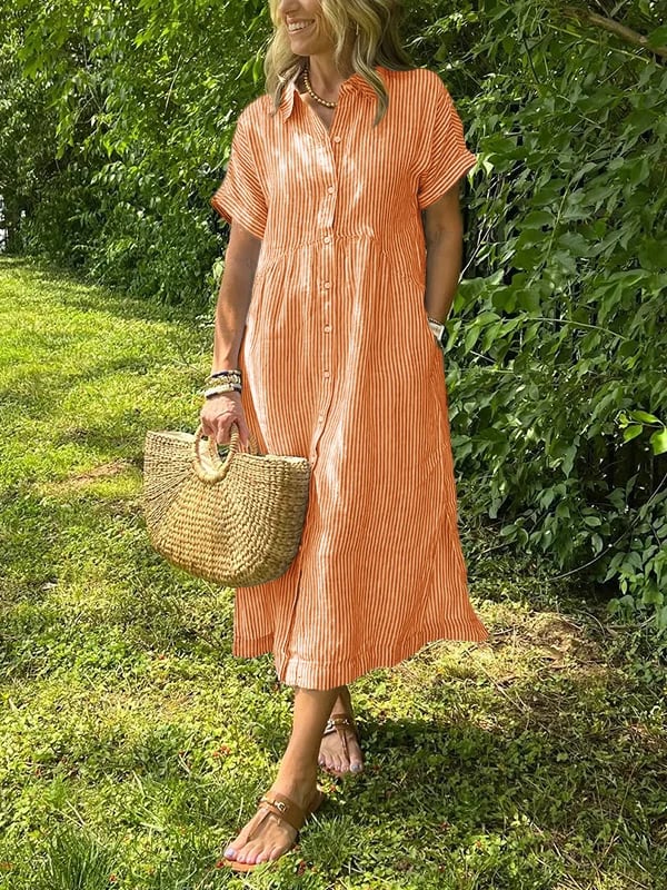 Cassie | Abito Elegante Righe