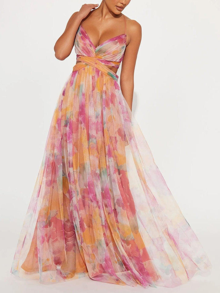 Karen | Abito Maxi Floreale