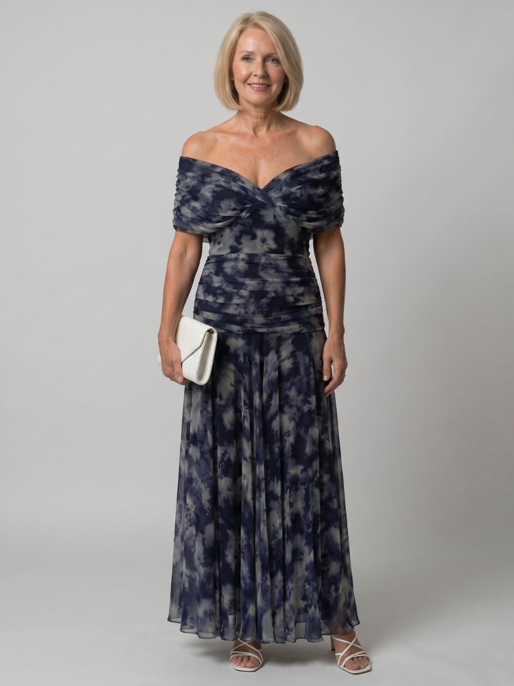 Calen | Off-Shoulder Midi Dress