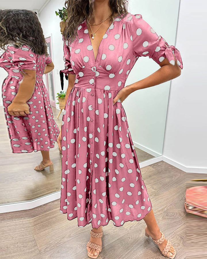 Victoire | Elegante Abito a Pois