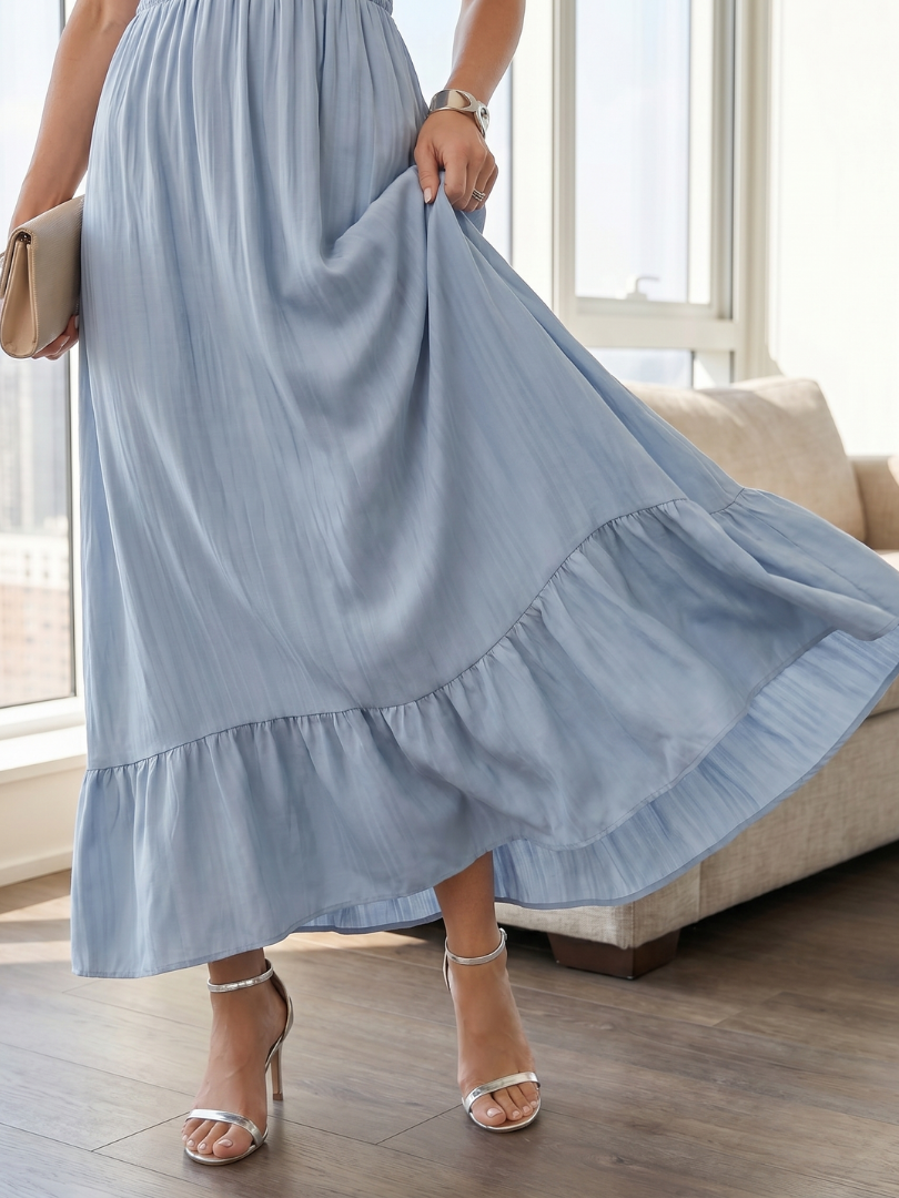 Clove | Abito Midi Volant
