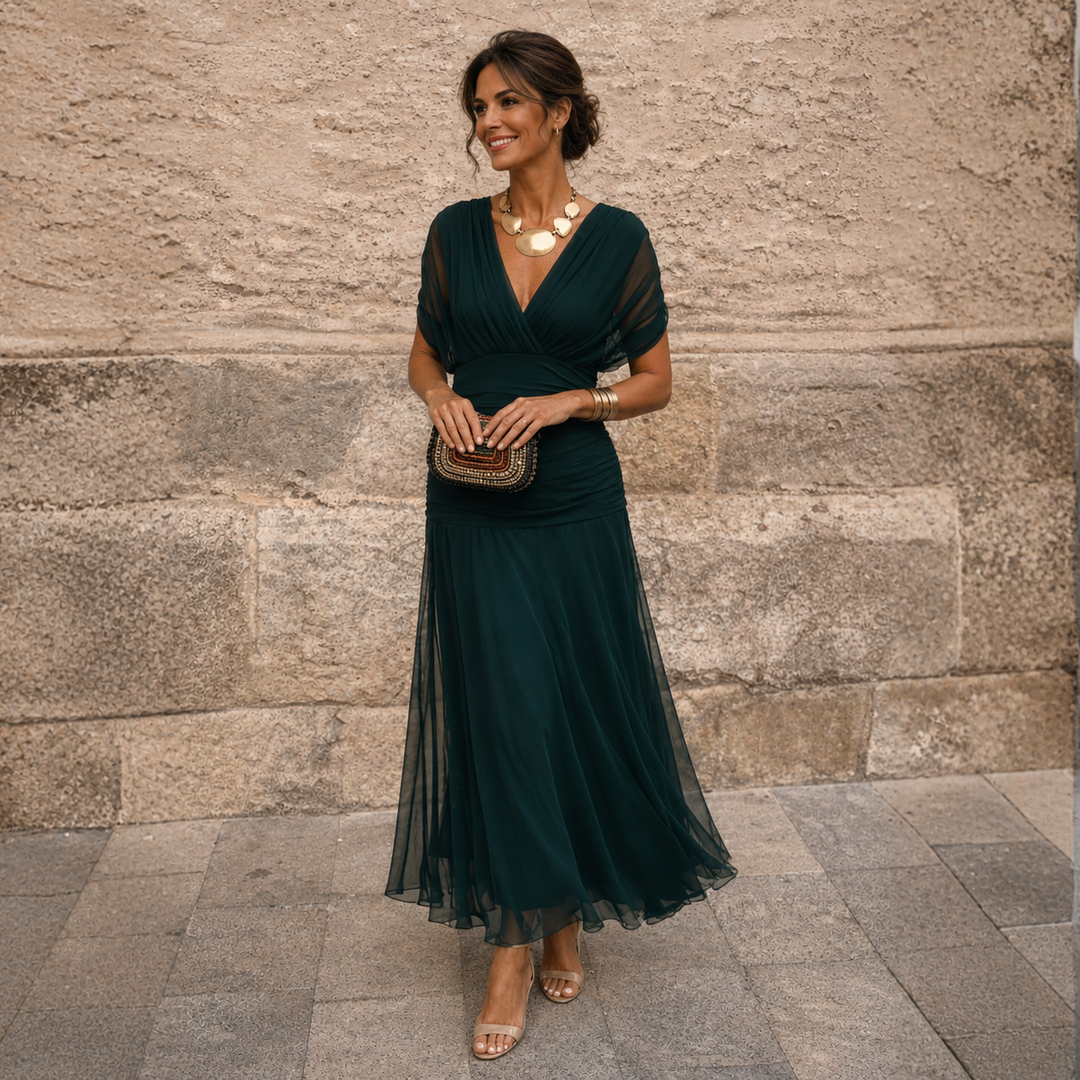 Rossana | Abito Maxi Spalle Nude