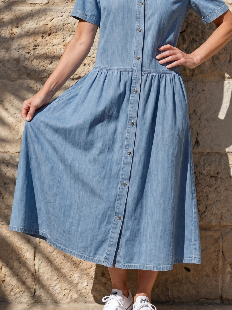 Ginevra | Abito Midi Con Colletto