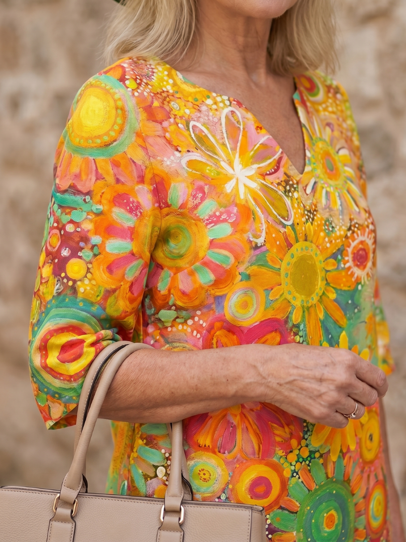 Zephyr | Abito Floreale Multicolore