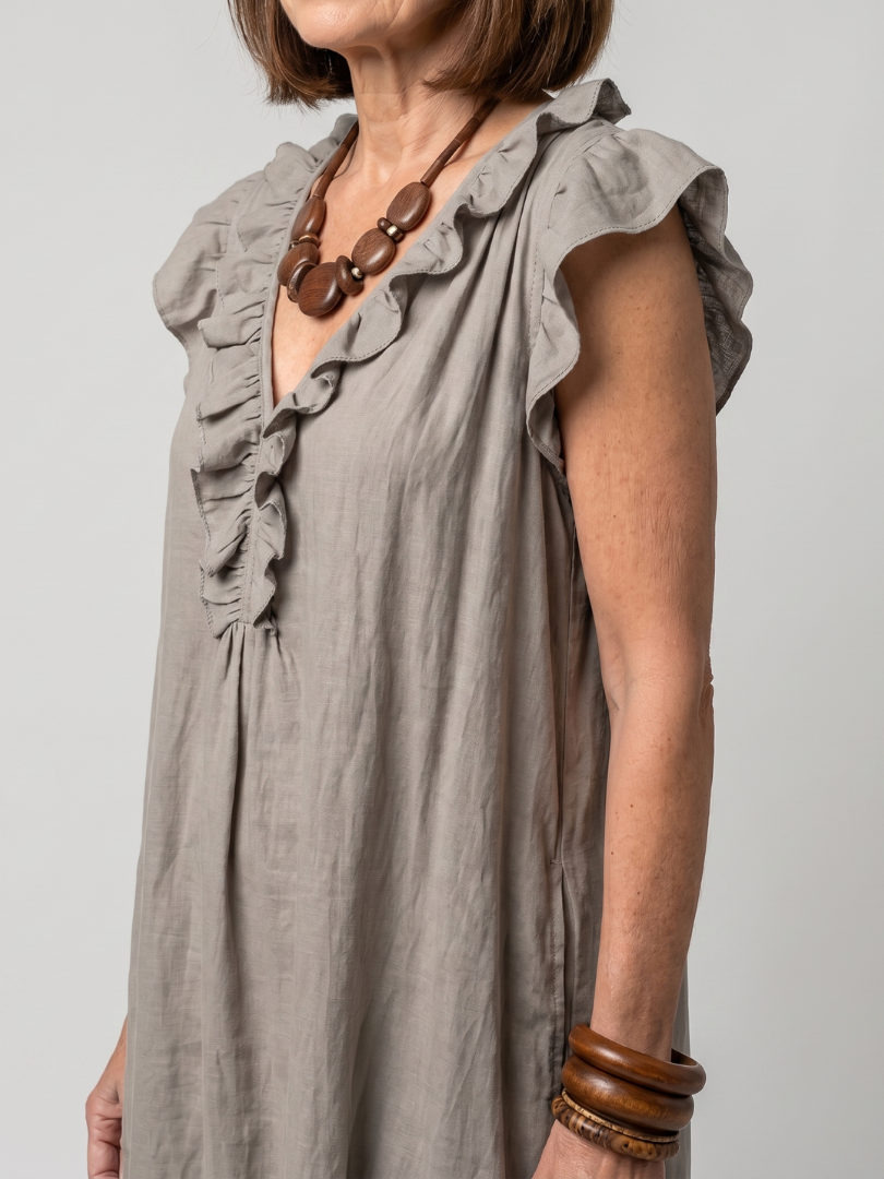 Fern | Abito Midi Volant