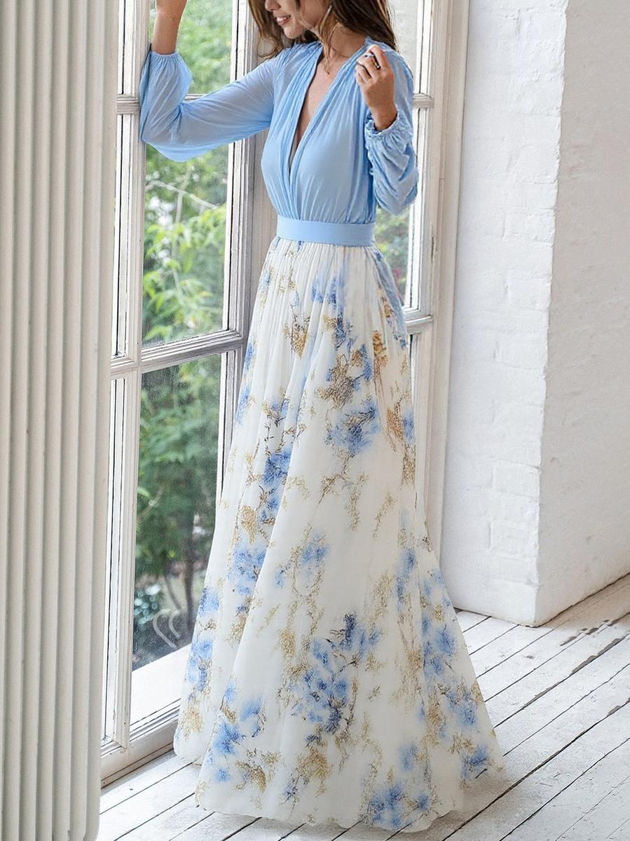 Penelope | Abito Floreale Maxi