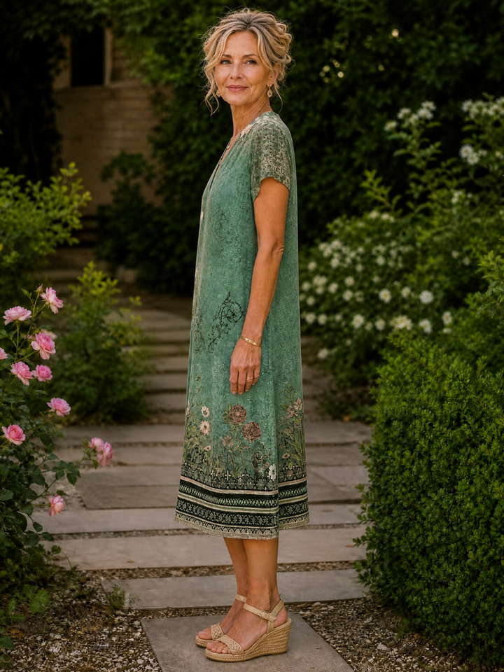Giulia | Abito Midi Floreale