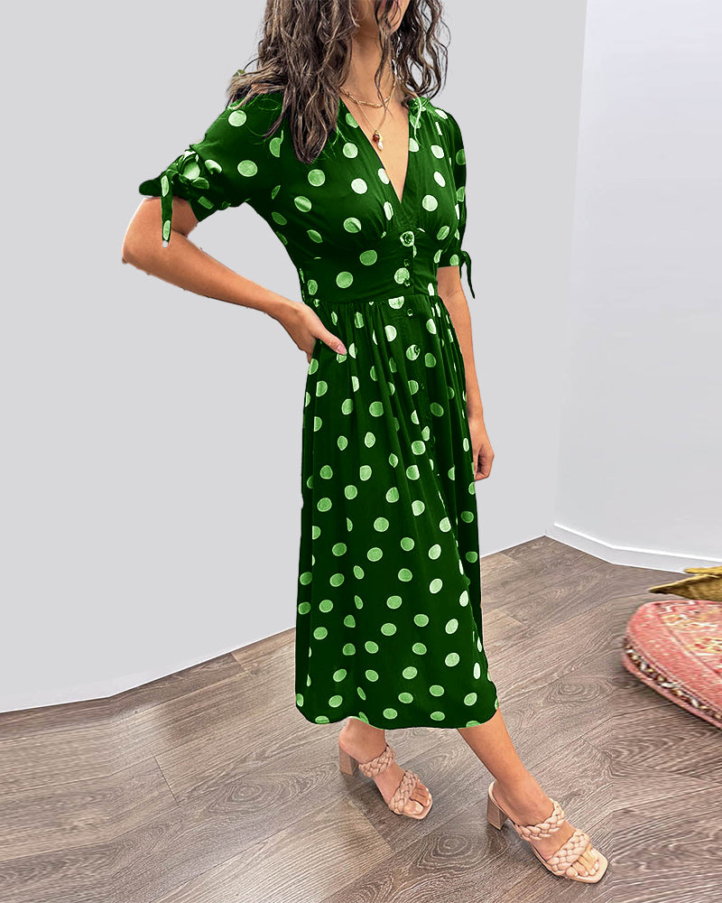 Victoire | Elegante Abito a Pois