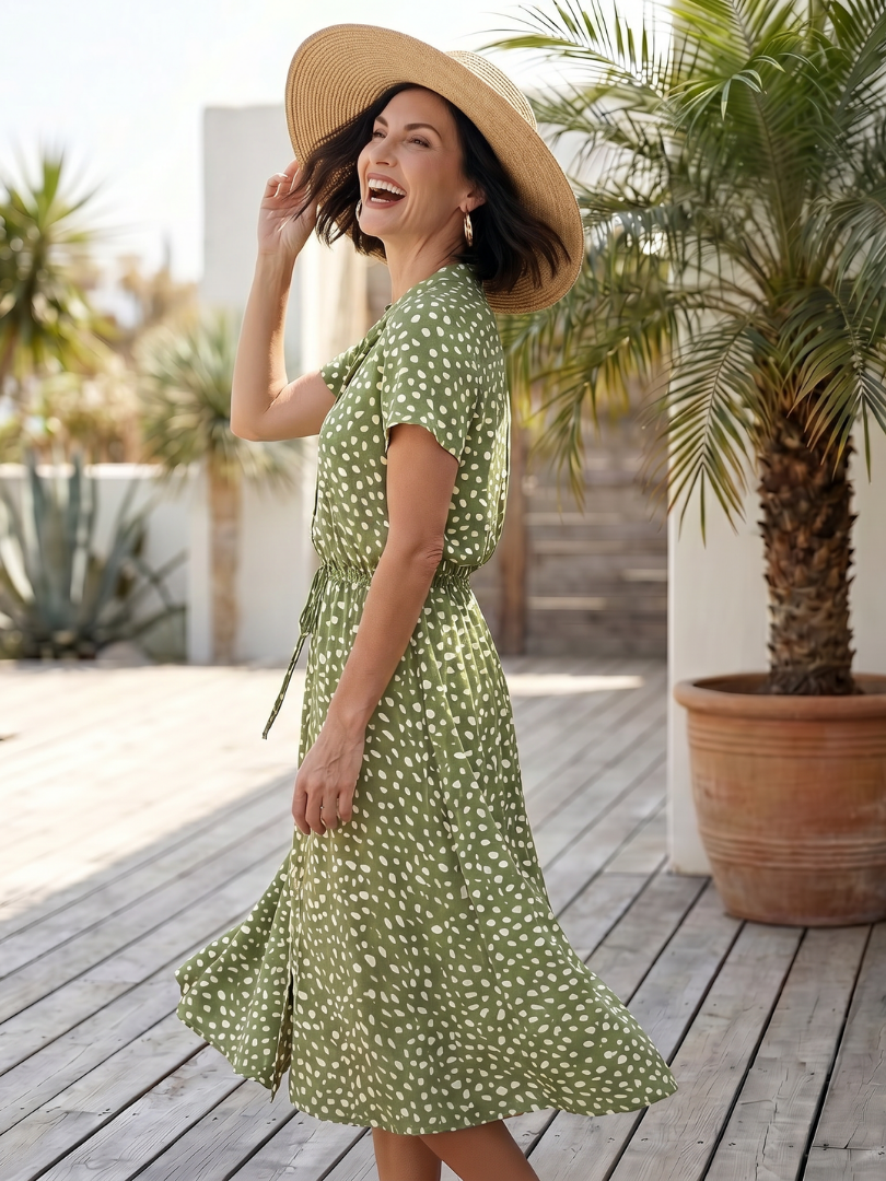 Belladonna | Abito Midi Con Cintura