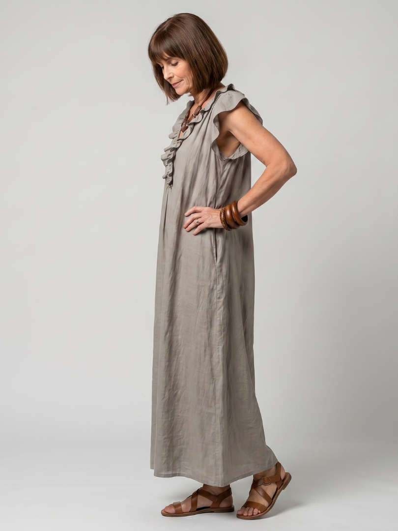 Fern | Abito Midi Volant