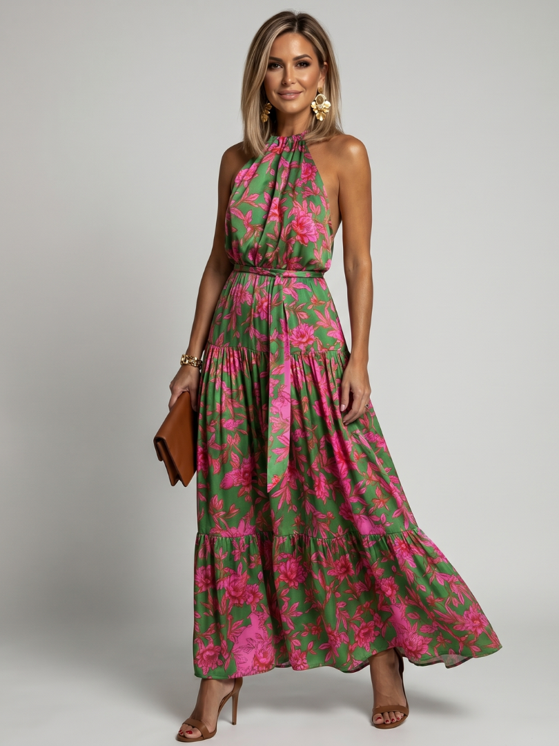 Chiara | Abito Midi Halter