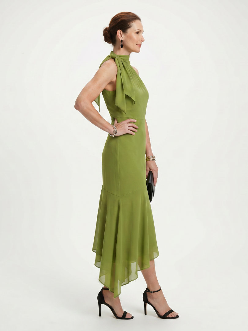 Winifred | Vestito Midi Drappeggiato