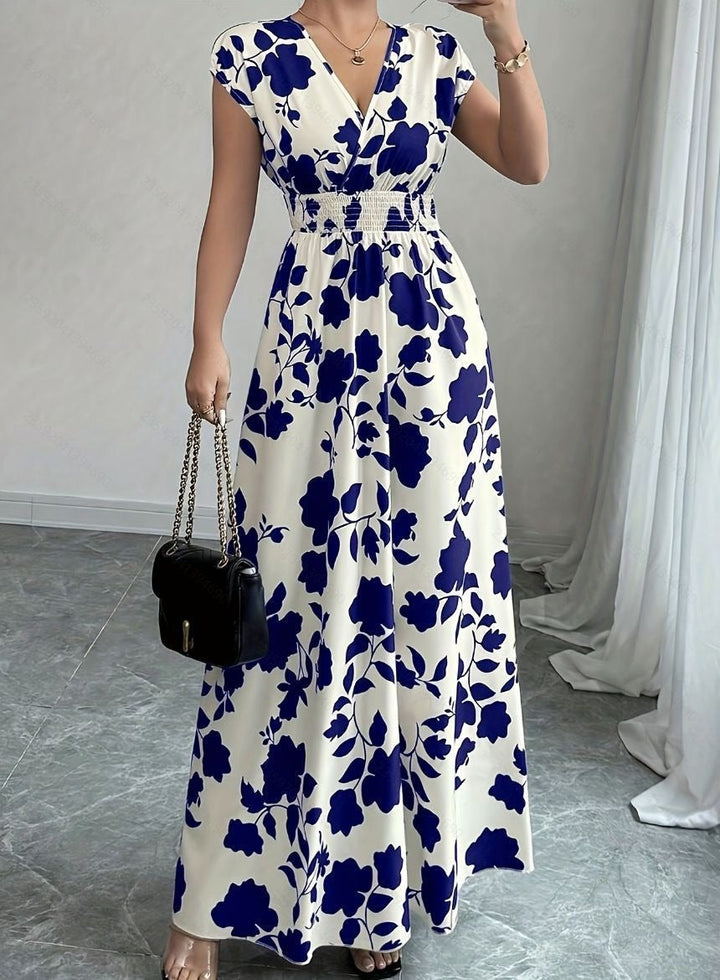 Daniela | Abito Floreale Maxi