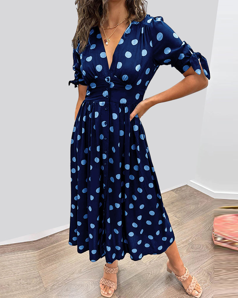 Victoire | Elegante Abito a Pois