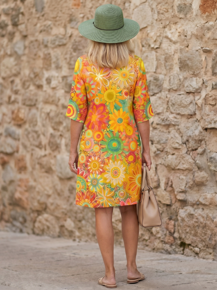 Zephyr | Abito Floreale Multicolore