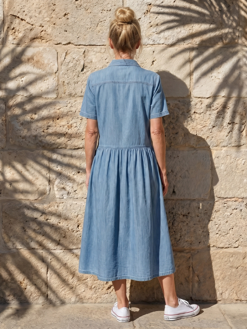 Ginevra | Abito Midi Con Colletto