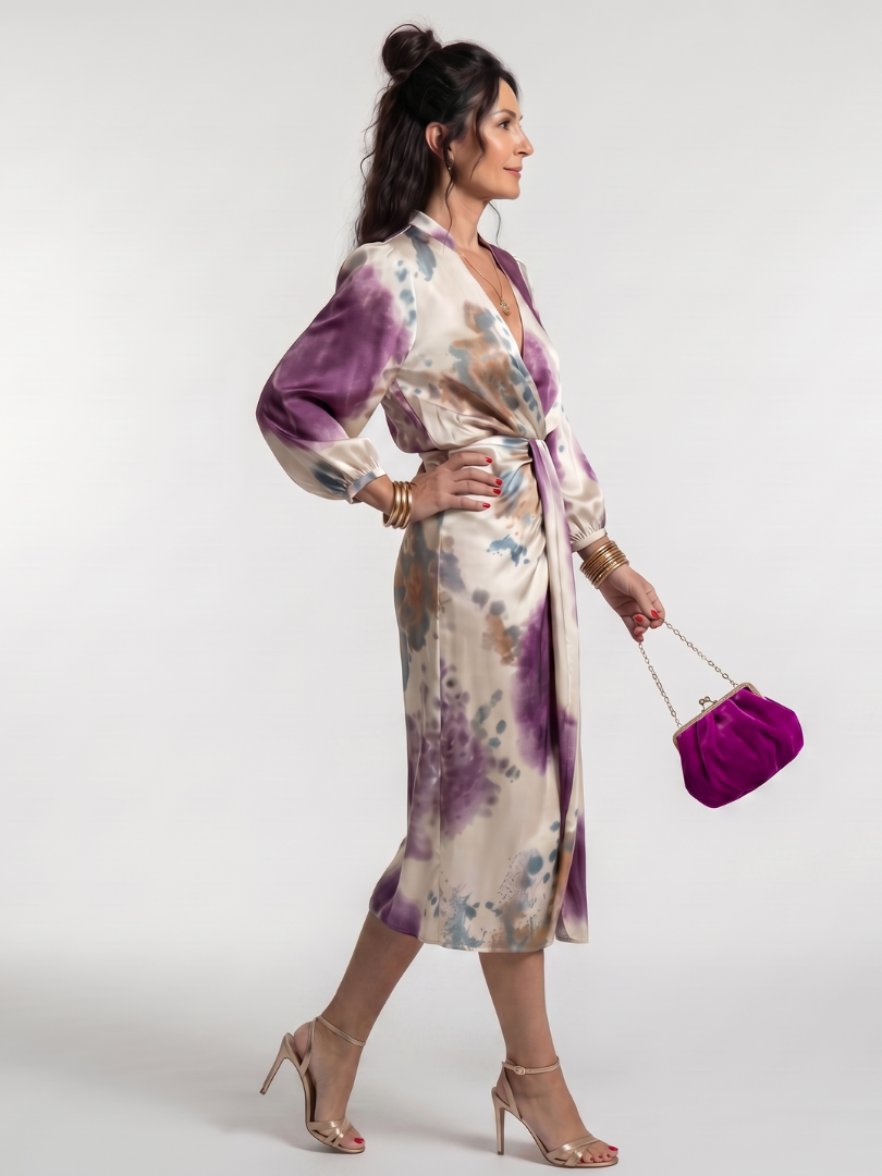 Valentina | Vestito Midi Stampato
