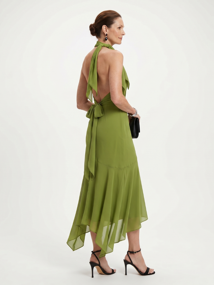 Winifred | Vestito Midi Drappeggiato