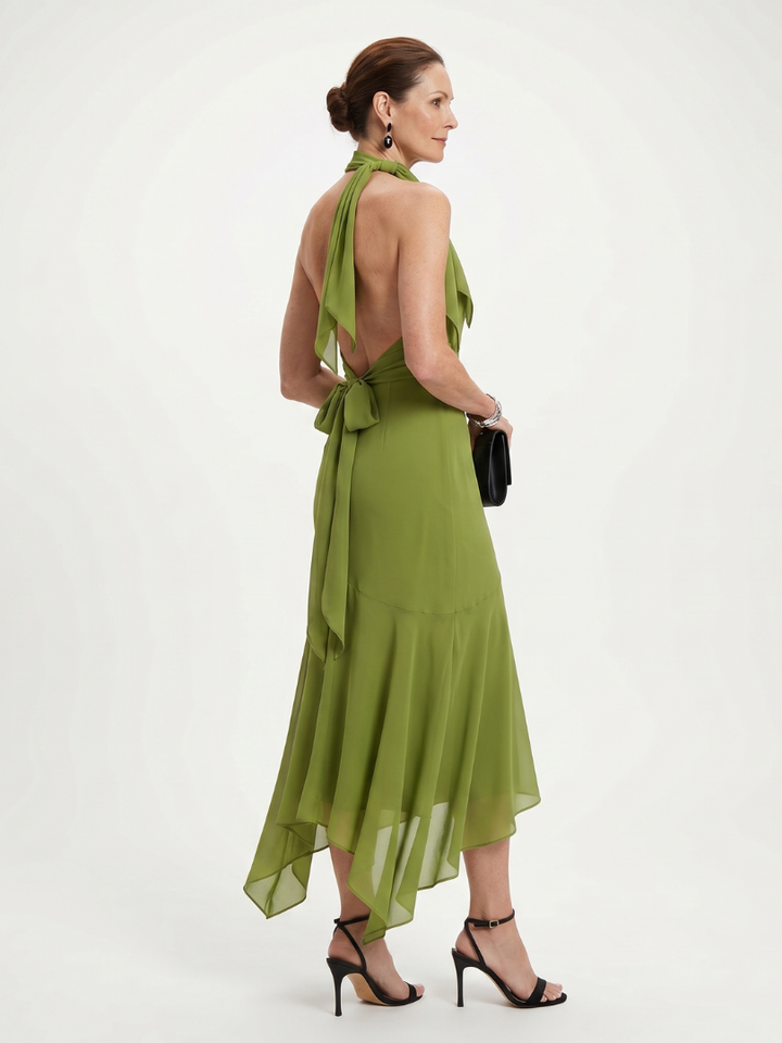 Winifred | Vestito Midi Drappeggiato