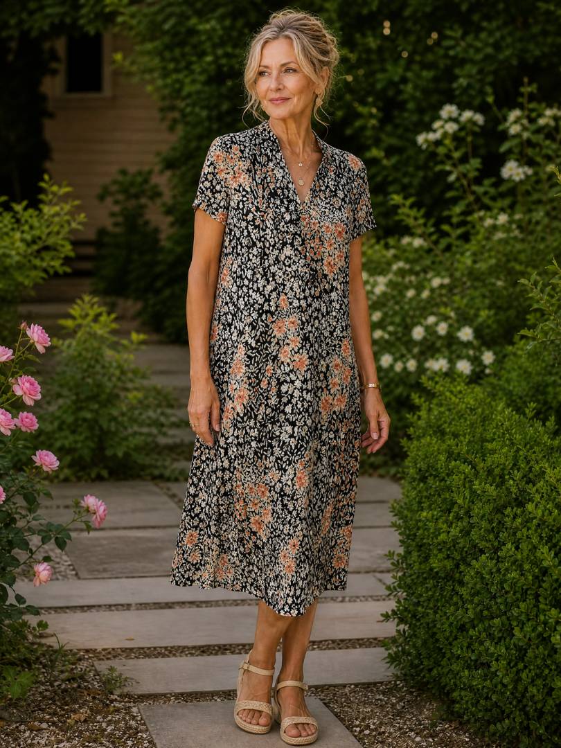 Giulia | Abito Midi Floreale