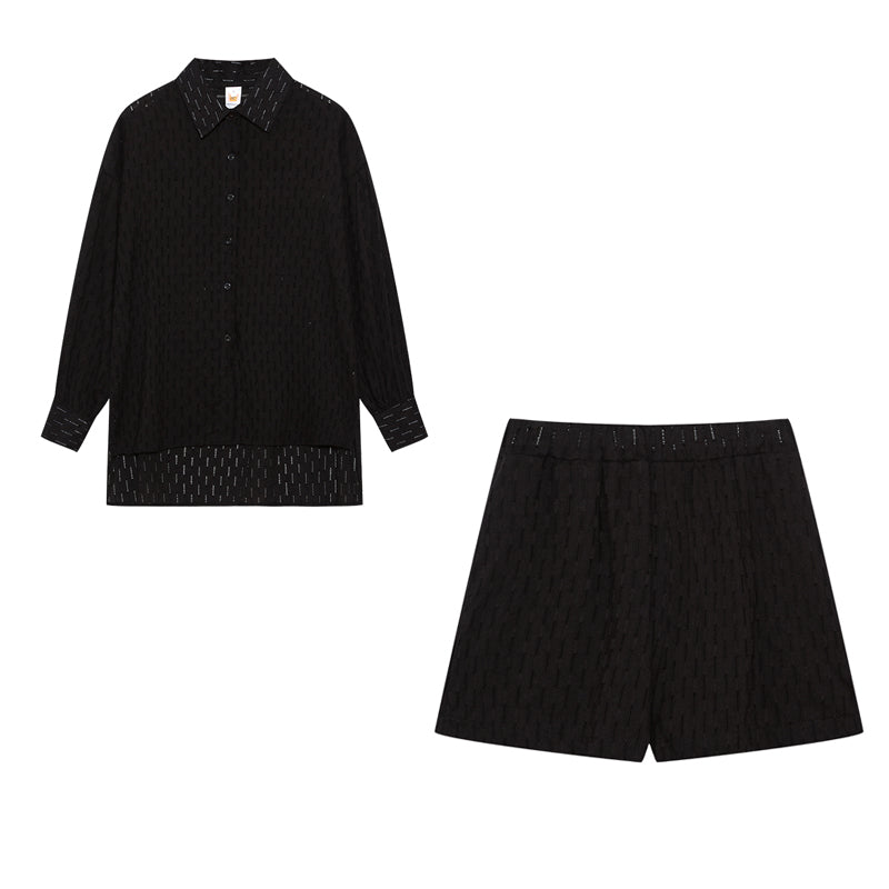 Elizabeth - Completo Camicia e Pantaloni Corti Leggeri