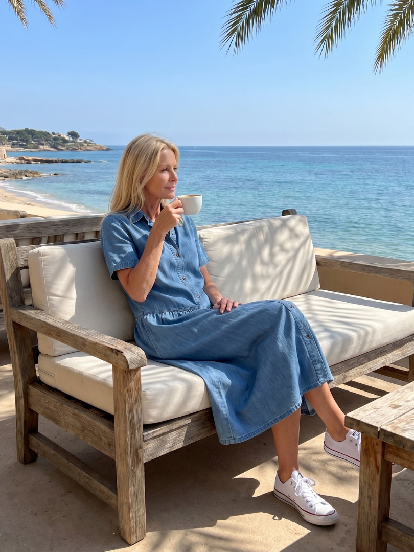 Ginevra | Abito Midi Con Colletto