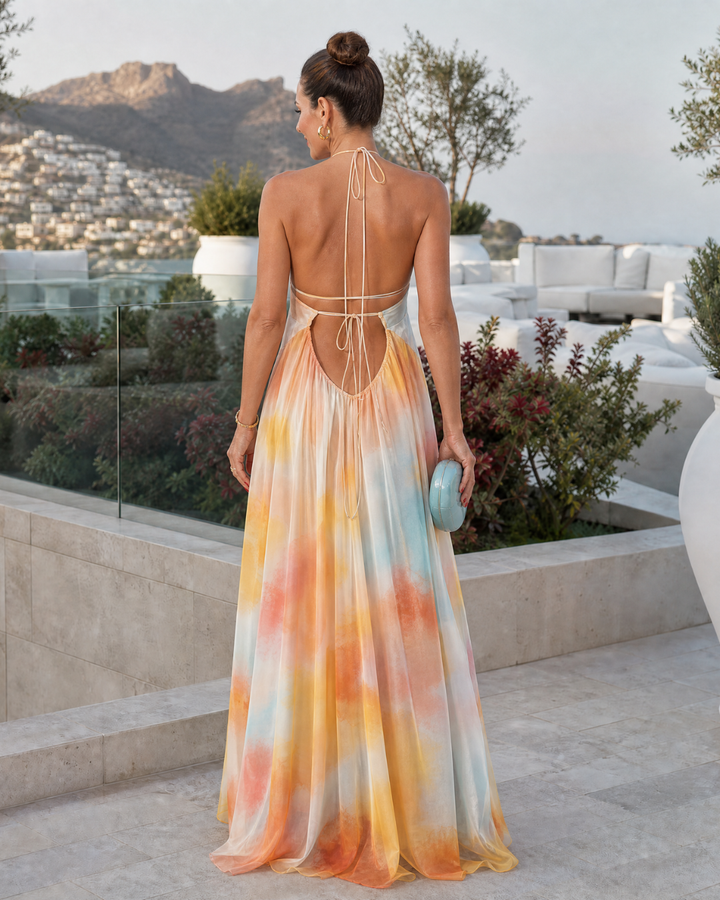 Solmira | Abito Halter Acquerello