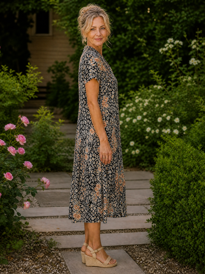 Giulia | Abito Midi Floreale