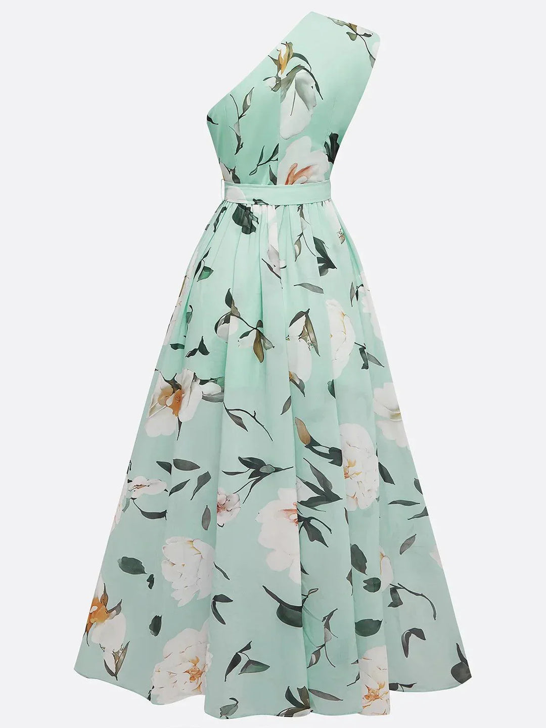 Julie | Abito Maxi Monospalla Verde