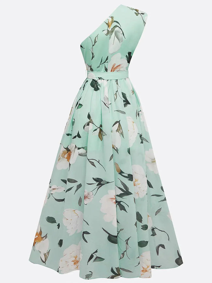 Julie | Abito Maxi Monospalla Verde