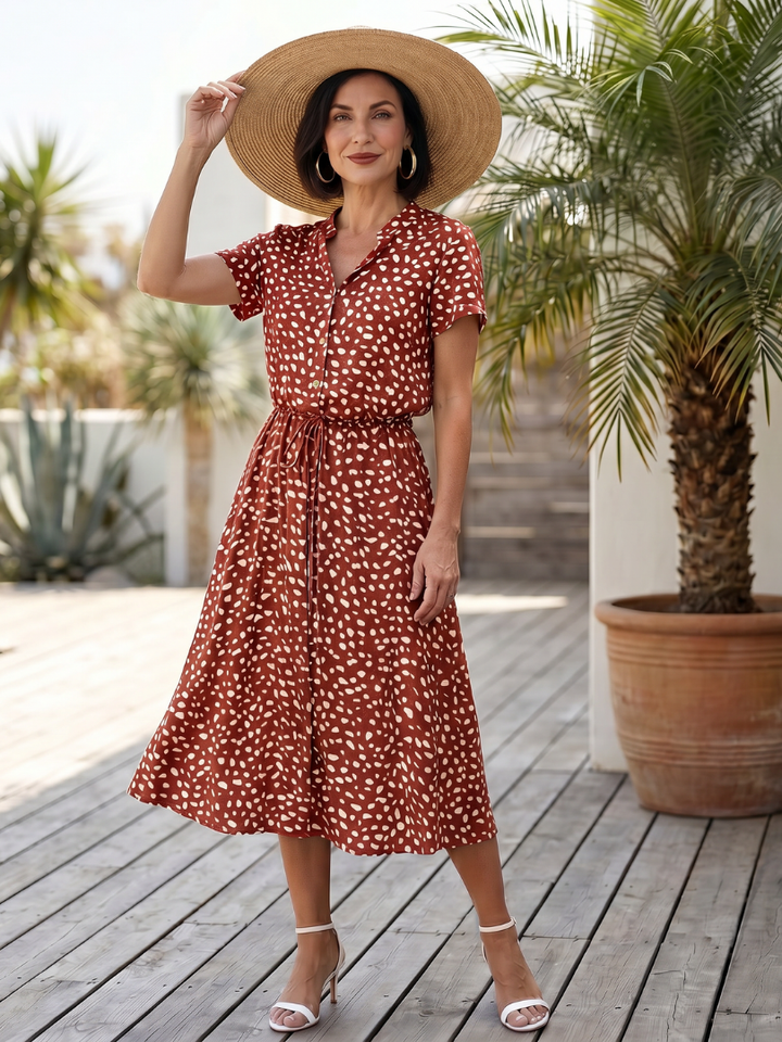 Belladonna | Abito Midi Con Cintura