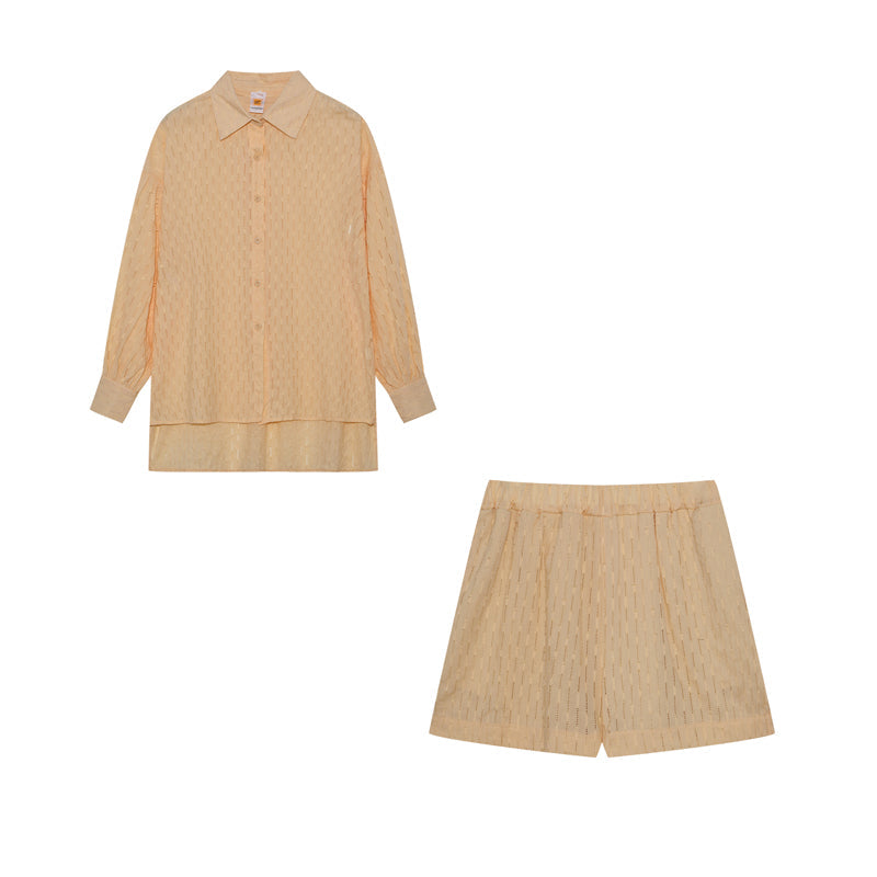 Elizabeth - Completo Camicia e Pantaloni Corti Leggeri