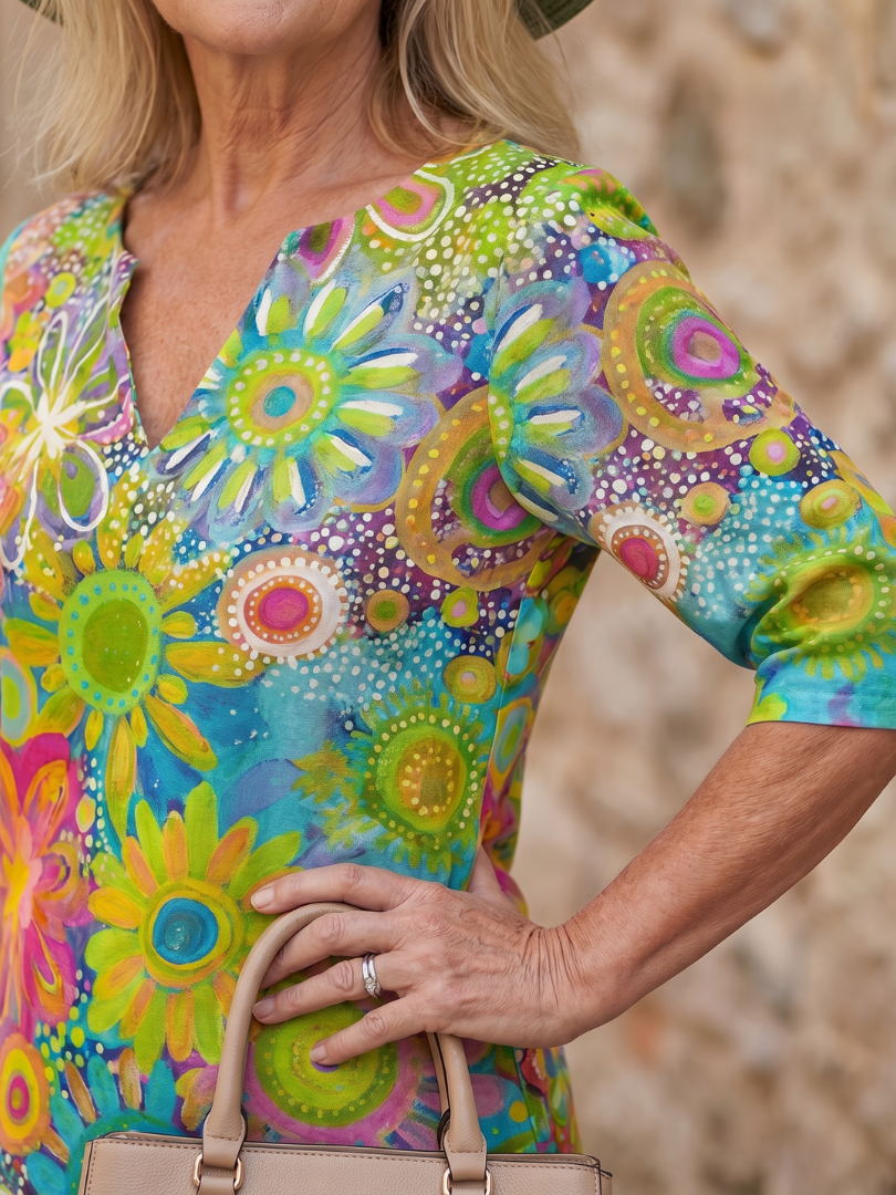 Zephyr | Abito Floreale Multicolore