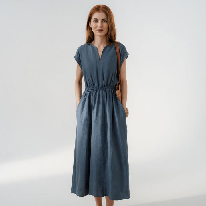 Lina | Abito Elegante Fluido