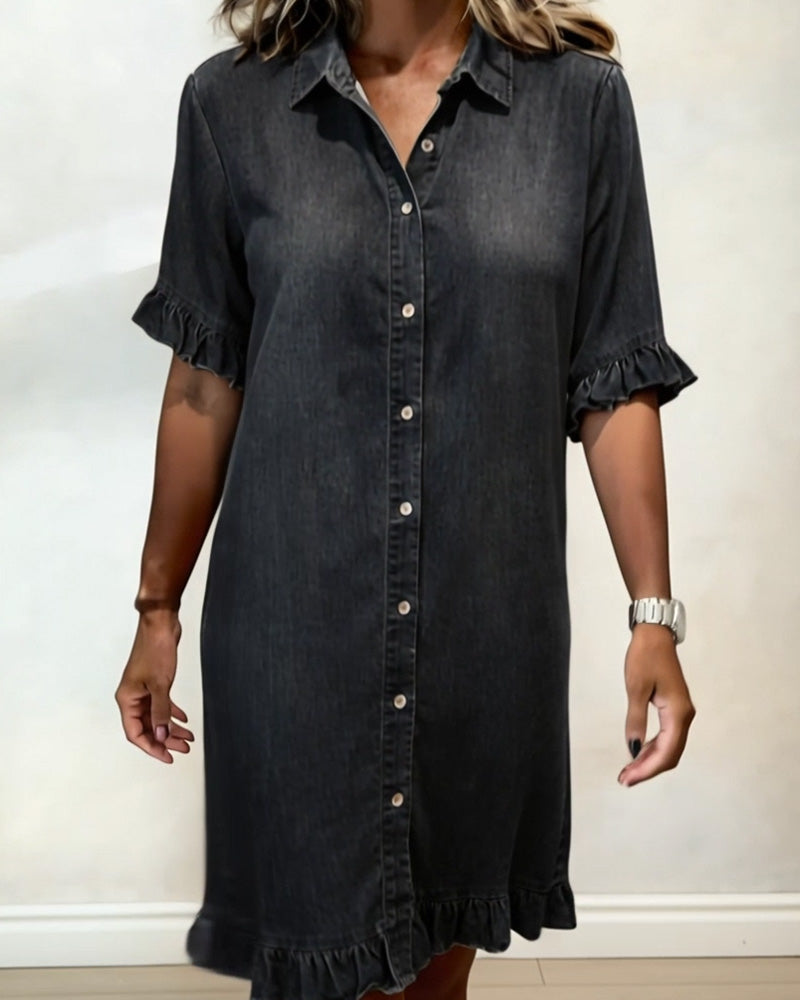 Laura | Vestito in denim comodo