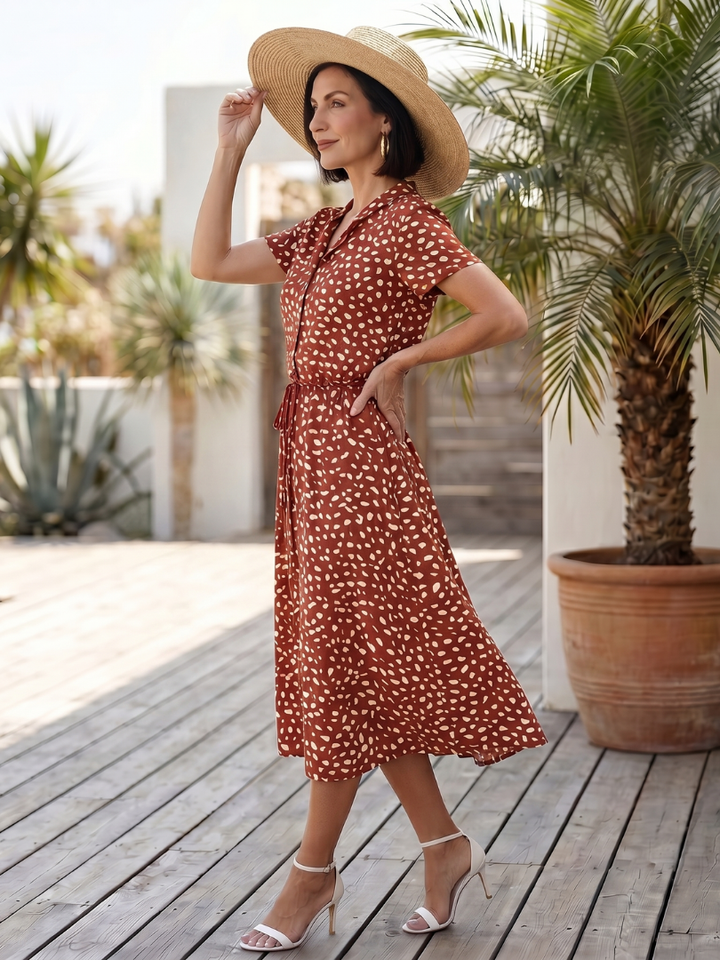 Belladonna | Abito Midi Con Cintura