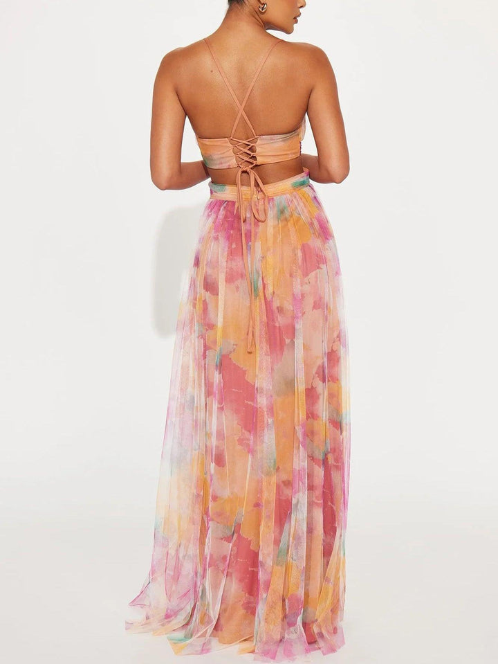 Karen | Abito Maxi Floreale